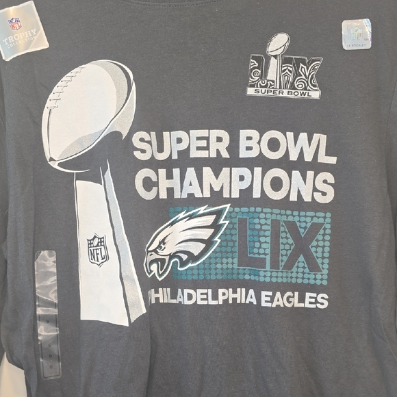 Nike Gray Philadelphia Eagles Super Bowl Champs Size Small, New - Picture 2 of 5